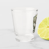 Glatthaar-Foxterrier Schnapsglas (Links)