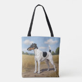 Glatthaar-Foxterrier Tasche (Rückseite)