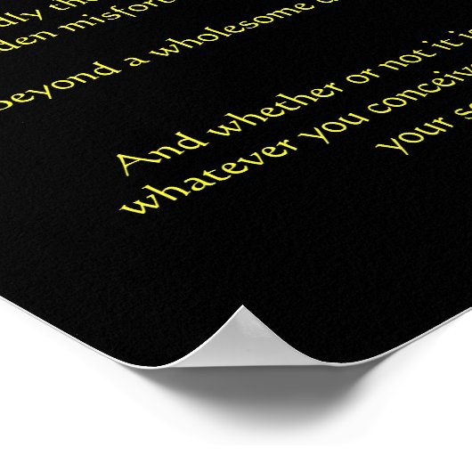 Glattkopfadler 1 Poster (Ecke)