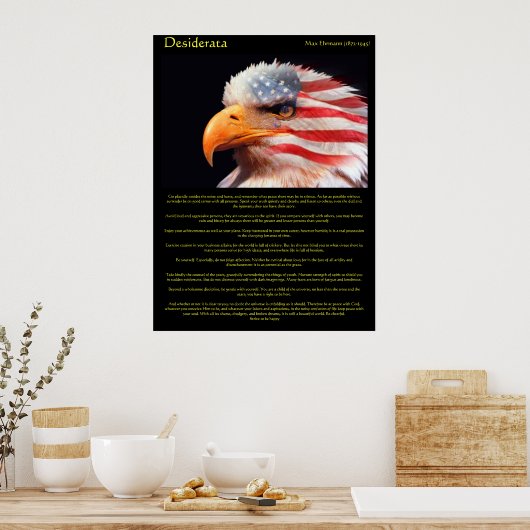 Glattkopfadler 1 Poster (Küche)