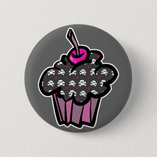 Glattkopfkreuz Button