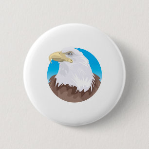 Glattkopfstruktur Button