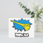 Glattleber (Vuvuzela) Postkarte (Stehend Vorderseite)