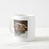 Glattleder Kaffeetasse (Vorderseite Links)