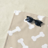 Glattleder-Muster mit Individuelle Name Strandtuch (Beispiel)