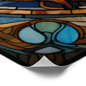 Glattleder-Poster Poster (Ecke)