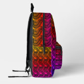 Glattleder-Rucksack Bedruckter Rucksack (Links)