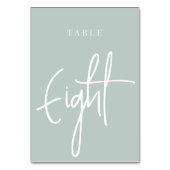 Glattlederhandbuchse Acht Tischnummer (Vorderseite)