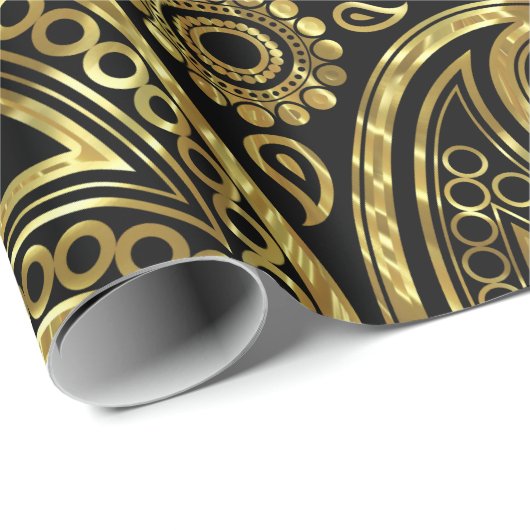 Glattledermuster Geschenkpapier (Rolleneckpunkt)