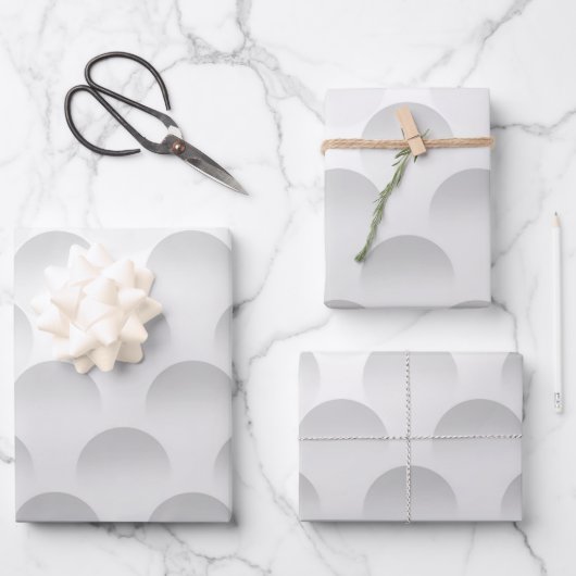 Glattledermuster Geschenkpapier Set (Vorderseite)