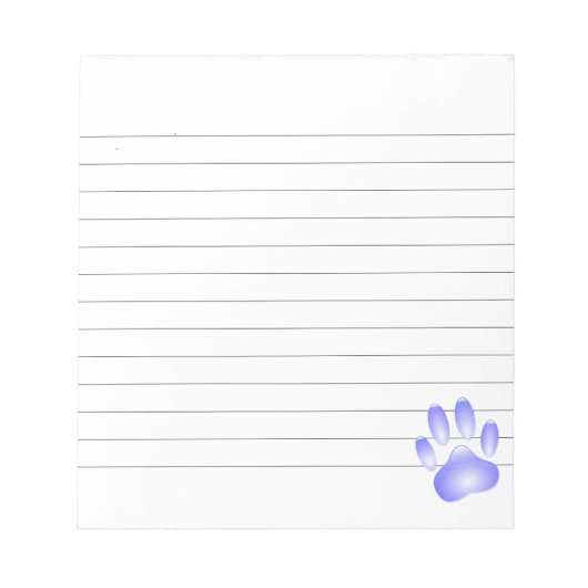 Glattlederpfow Druck kundenspezifisch Notizblock (Vorderseite)