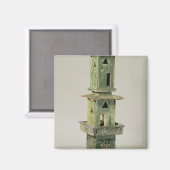 Glattlichtmodell eines Turms Magnet (Vorderseite/Rückseite)