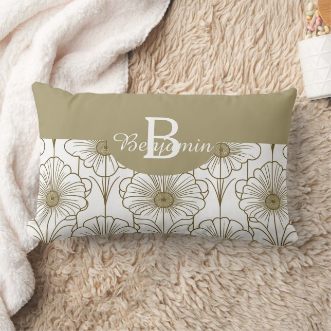 Glattmuster-Sitzkissen der Goldlinie Lendenkissen (Decke)