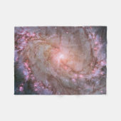 Glattspirale Galaxy Messier 83. Fleecedecke (Vorderseite (Horizontal))