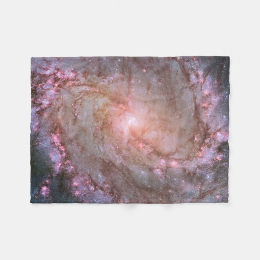 Glattspirale Galaxy Messier 83. Fleecedecke (Vorderseite (Horizontal))