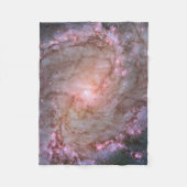 Glattspirale Galaxy Messier 83. Fleecedecke (Vorderseite)