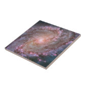 Glattspirale Galaxy Messier 83. Fliese (Seite)