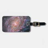 Glattspirale Galaxy Messier 83. Gepäckanhänger (Vorderseite horizontal)