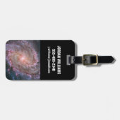 Glattspirale Galaxy Messier 83. Gepäckanhänger (Vorderseite horizontal)