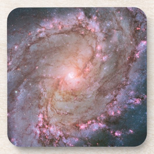 Glattspirale Galaxy Messier 83. Getränkeuntersetzer (Vorderseite)