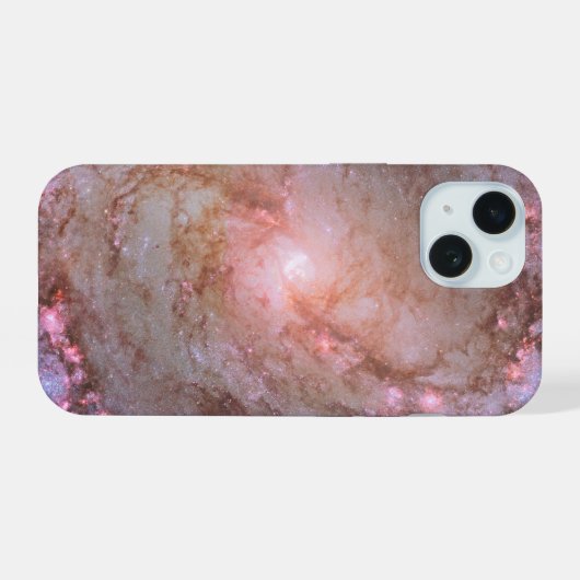 Glattspirale Galaxy Messier 83. iPhone 15 Hülle (Rückseite (Horizontal))