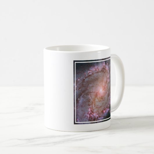Glattspirale Galaxy Messier 83. Kaffeetasse (VorderseiteRechts)