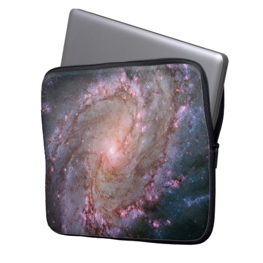 Glattspirale Galaxy Messier 83. Laptopschutzhülle (Vorderseite Links)