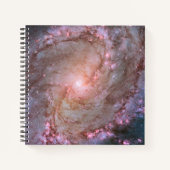 Glattspirale Galaxy Messier 83. Notizblock (Vorderseite)