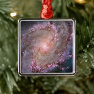 Glattspirale Galaxy Messier 83. Ornament Aus Metall