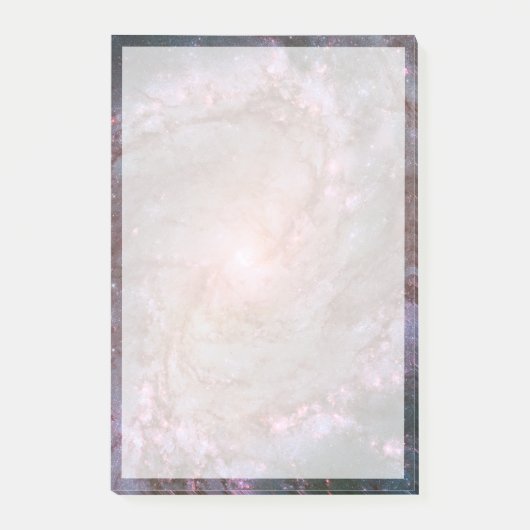 Glattspirale Galaxy Messier 83. Post-it Klebezettel (Vorderseite)