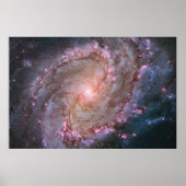 Glattspirale Galaxy Messier 83. Poster (Vorne)
