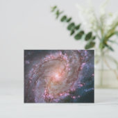 Glattspirale Galaxy Messier 83. Postkarte (Stehend Vorderseite)