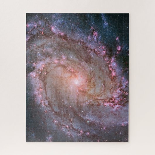 Glattspirale Galaxy Messier 83. Puzzle (Vertikal)