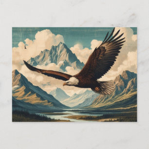 Glatzkopfgebirge Feiertagspostkarte