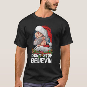 Glaub an den Weihnachtsmann Sonnenbrille T-Shirt