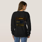 Glaub an dich Motivations-Sweatshirt – Volltext Sweatshirt (Schwarz voll)