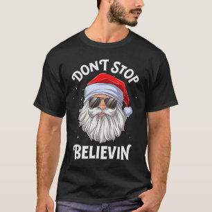Glaub an Santa Spaß Weihnachten Jungen Kinder T-Shirt