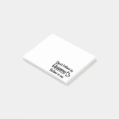 Glaub nicht an Einhörner - Glaub an mich Post-it Klebezettel (angewinkelt)