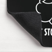 Glaub weiter lustiger Weihnachtsmann Mousepad (Ecke)