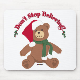 Glaub weiter! Weihnachtsbär Mousepad