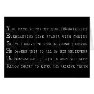 Glaub Yeshua. Christlich