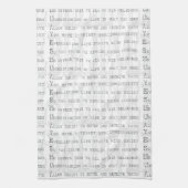 Glaub Yeshua. Christlich Küchentuch (Vertikal)