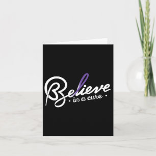 Glaube1- Epilepsie Awareness Supporter Ribbon Karte