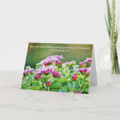 Glaube 2 Thessalonisch 3:13 Danke Karte (Vorderseite)