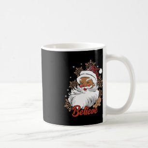 Glaube Afro Santa African American Christmas Blac Kaffeetasse
