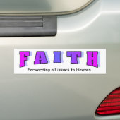 Glaube, alle Fragen zum Himmel nachschickend Autoaufkleber (Auf Auto)