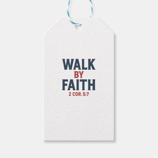 Glaube als Wegbegleiter Geschenkanhänger (Vorderseite)