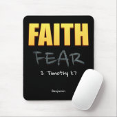 Glaube an Angst christliches Bibelverse Mousepad (Mit Mouse)