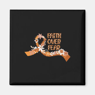 Glaube an Angst Leopard Leukämie Bewusstseinswarte Magnet