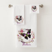 Glaube an Blumenkranz Badhandtuch Set (Insitu)